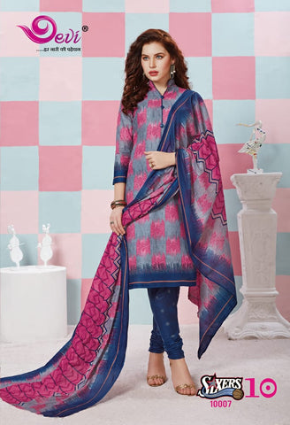 DEVI FASHION SIXER VOL 10 COTTON DRESS MATERIAL COLLECTION