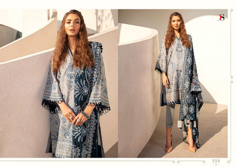 Deepsy Suits Flora Pure Cotton Self Embroidery Pakistani Suits