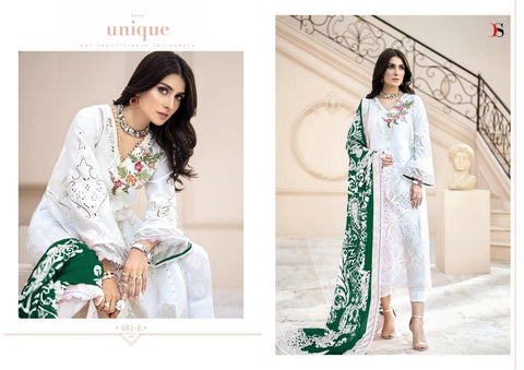 Deepsy Suits Maira B Gold Embroidery Cotton Pakistani Work Suits