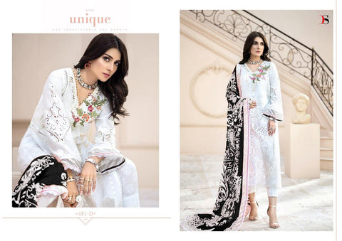 Deepsy Suits Maira B Gold Embroidery Cotton Pakistani Work Suits
