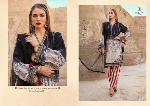 Deepsy Suits Maria B Lawn 2020 Embroidered Cotton Print Pakistani Work Salwar Suit