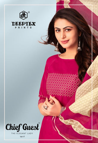 Deeptex Chief Guest VOL 17 Formal Wear Cotton Salwar Suit