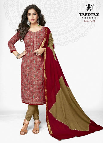 Deeptex Launched Tradition Vol 7 Cotton Printed Casual Wear Salwar Suits