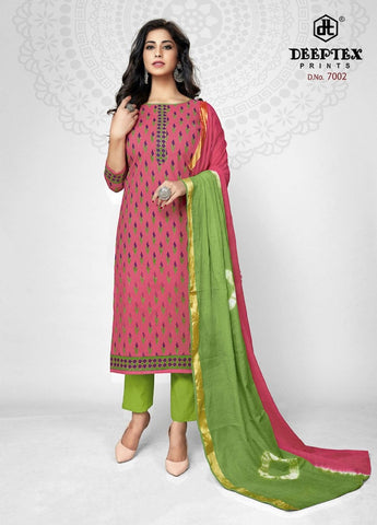 Deeptex Launched Tradition Vol 7 Cotton Printed Casual Wear Salwar Suits