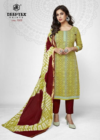Deeptex Launched Tradition Vol 7 Cotton Printed Casual Wear Salwar Suits