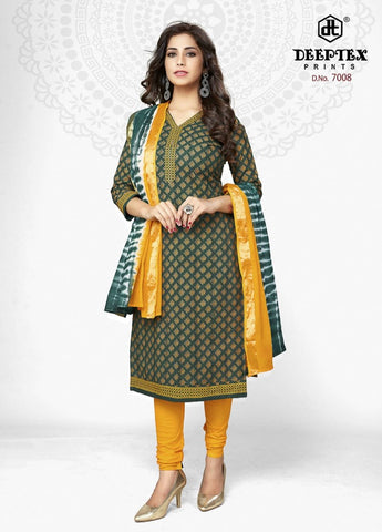 Deeptex Launched Tradition Vol 7 Cotton Printed Casual Wear Salwar Suits