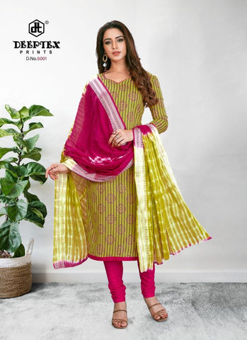 Deeptex Present Tradition Vol 5 Casual Wear Cotton Print Suit Collection