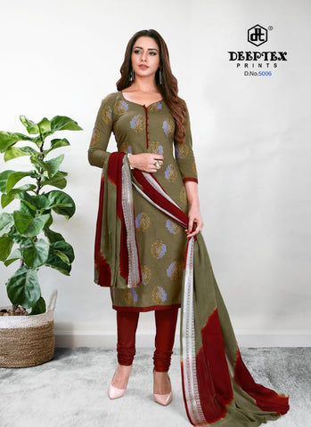 Deeptex Present Tradition Vol 5 Casual Wear Cotton Print Suit Collection