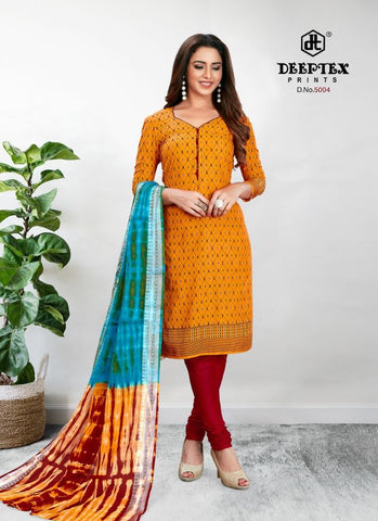 Deeptex Present Tradition Vol 5 Casual Wear Cotton Print Suit Collection
