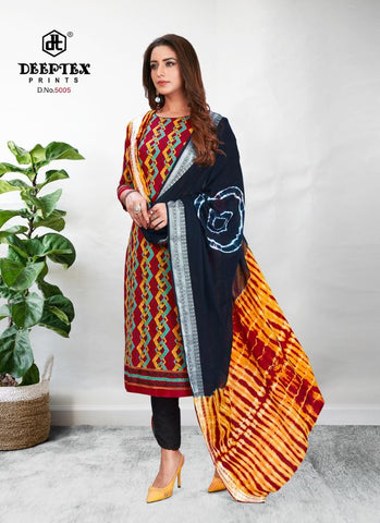 Deeptex Present Tradition Vol 5 Casual Wear Cotton Print Suit Collection