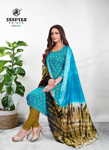 Deeptex Present Tradition Vol 5 Casual Wear Cotton Print Suit Collection