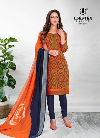 Deeptex Present Tradition Vol 5 Casual Wear Cotton Print Suit Collection