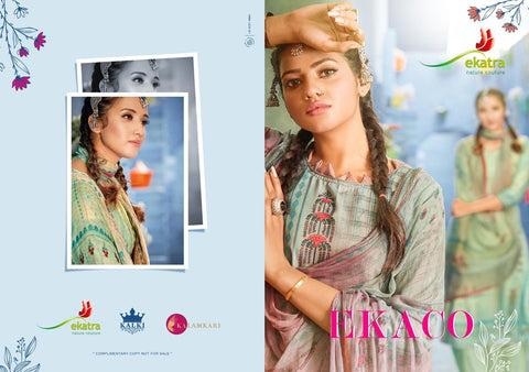 Ektara Presents Ekaco Pashmina Printed Fancy Designer Salwar Suits