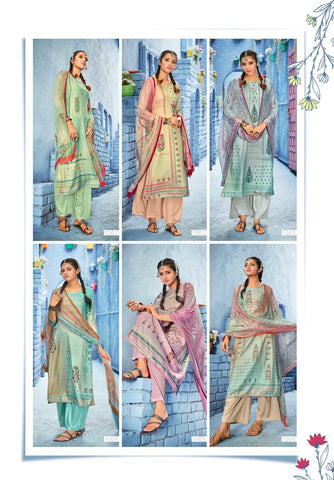Ektara Presents Ekaco Pashmina Printed Fancy Designer Salwar Suits