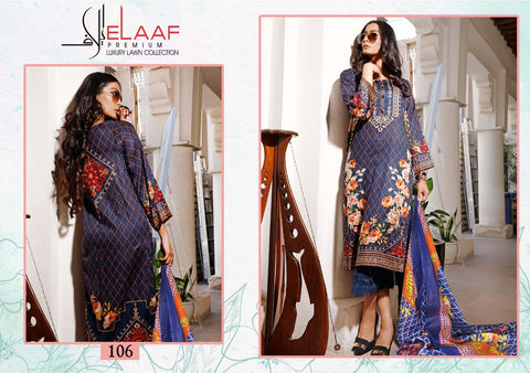ELAAF PREMIUM COLLECTION LAUNCHES IMAN LAWN COTTON FABRIC SALWAR SUIT