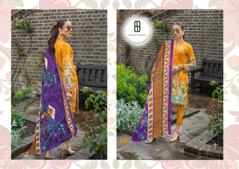 Emaan Adeel Vol 1 Lawn Collection Pakistani Designer Salwar Kameez