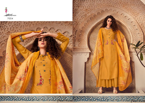 Eba Lifestyle Elite Vol 1 Maslin With Embroidery Work Salwar Suit
