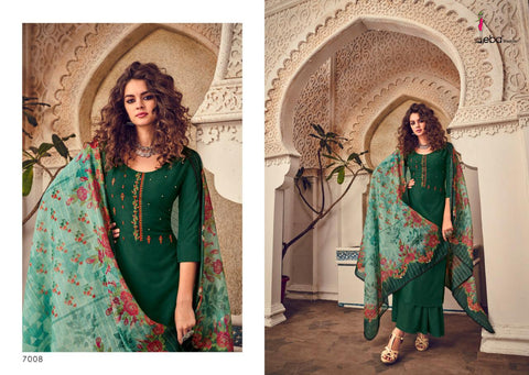 Eba Lifestyle Elite Vol 1 Maslin With Embroidery Work Salwar Suit