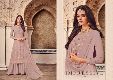 Eba Lifestyle Mount Black Vol 4 Heavy Georgette Embroidery Work Salwar Suit