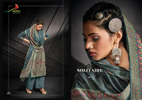 Ektara Presents Rashf Velvet Digital Printed Fancy Designer Salwar Suits