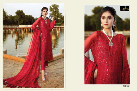 Rawayat Presents Eleonora Chiffon 2020 Georgette Pakistani Salwar Suits