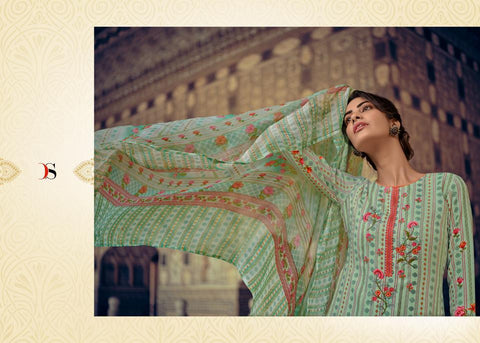 Deepsy Suit Presents Elize Pashmina Printed Embroidery Work Fancy Designer Salwar Kameez