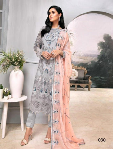 Rawayat Emaan Adeel Chiffon Collection 2020 Embroidery Pakistani Salwar Kameez
