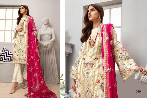 Rawayat Emaan Adeel Chiffon Collection 2020 Embroidery Pakistani Salwar Kameez