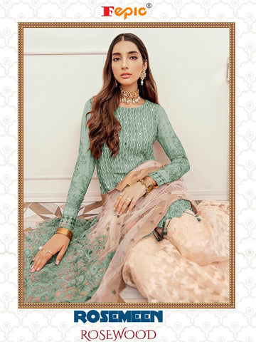 Fepic Presents Rosemeen Rosewood Georgette Pakistani Salwar Suits