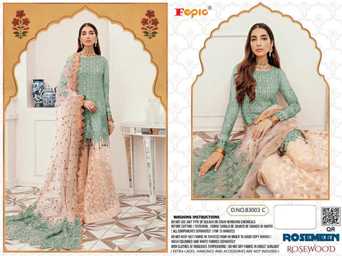 Fepic Presents Rosemeen Rosewood Georgette Pakistani Salwar Suits