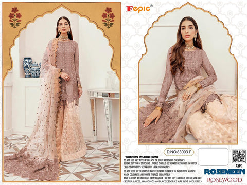 Fepic Presents Rosemeen Rosewood Georgette Pakistani Salwar Suits