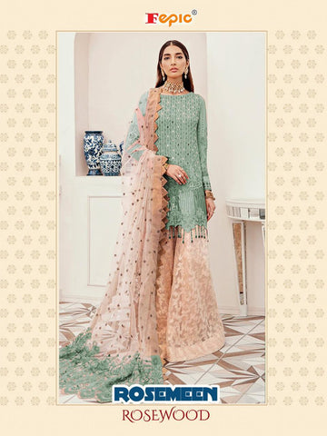 Fepic Presents Rosemeen Rosewood Georgette Pakistani Salwar Suits
