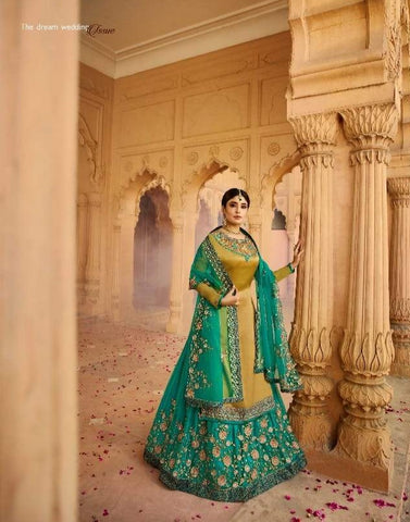 Fiona Launched Kritika Lengha Colours Plus Heavy Fox Georgette Pakistani Salwar Kameez