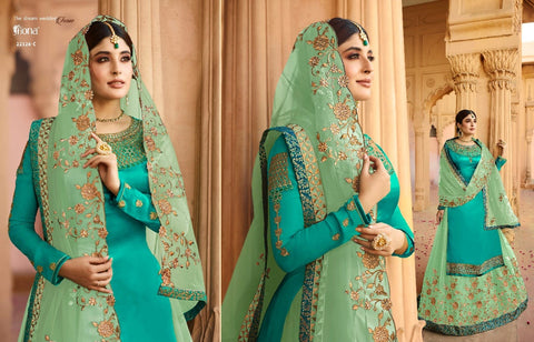 Fiona Launched Kritika Lengha Colours Plus Heavy Fox Georgette Pakistani Salwar Kameez