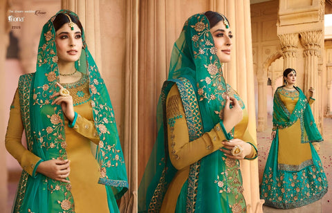 Fiona Launched Kritika Lengha Colours Plus Heavy Fox Georgette Pakistani Salwar Kameez