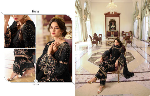 Fiona Presents Navya Heavy Georgette Embroidery Work Fancy Designer Salwar Kameez