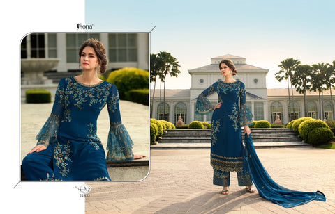 Fiona Presents Navya Heavy Georgette Embroidery Work Fancy Designer Salwar Kameez