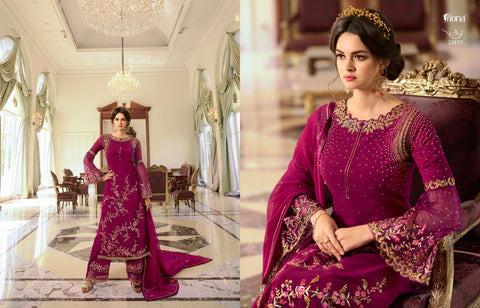 Fiona Presents Navya Heavy Georgette Embroidery Work Fancy Designer Salwar Kameez