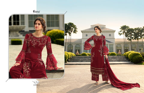 Fiona Presents Navya Heavy Georgette Embroidery Work Fancy Designer Salwar Kameez