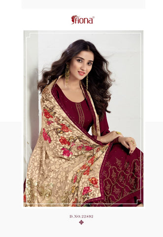 Fiona Presents Ujjwala Satin Georgette Fancy Designer Salwar Kameez