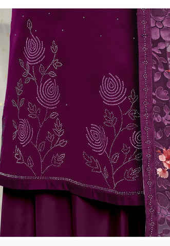 Fiona Presents Ujjwala Satin Georgette Fancy Designer Salwar Kameez