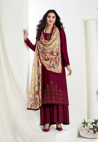 Fiona Presents Ujjwala Satin Georgette Fancy Designer Salwar Kameez