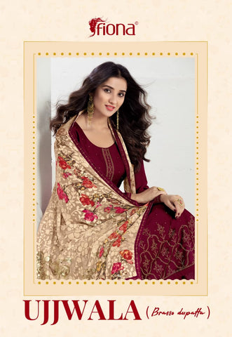 Fiona Presents Ujjwala Satin Georgette Fancy Designer Salwar Kameez