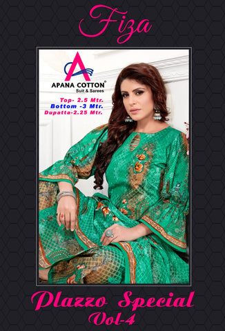 FIZA VOL 4 APANA COTTON PRESENTS PAKISTIANI SALWAR KAMEEZ