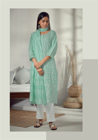 Four Buttons Launched Pearl Viscose Chanderi Fancy Designer Kurtis Collection