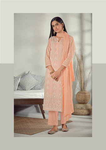 Four Buttons Launched Pearl Viscose Chanderi Fancy Designer Kurtis Collection