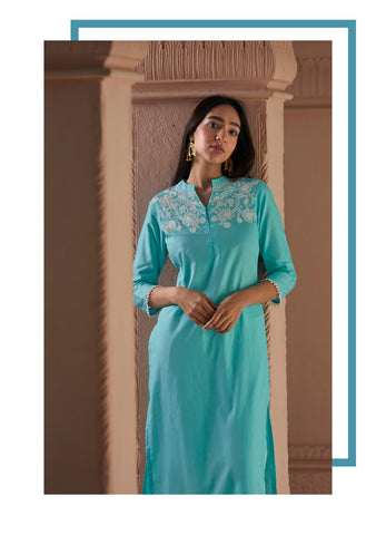 Four Buttons Presents Vibrant Pakistani Designer Salwar Kurtis