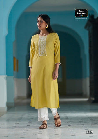 Four Buttons Presents Vibrant Pakistani Designer Salwar Kurtis