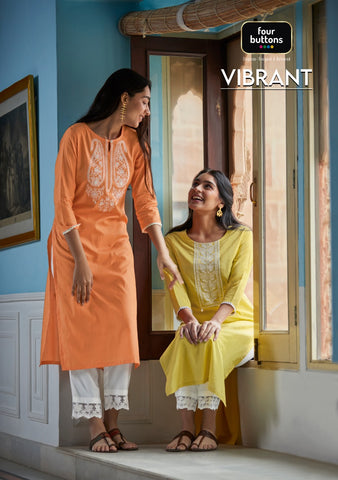 Four Buttons Presents Vibrant Pakistani Designer Salwar Kurtis