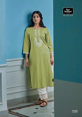 Four Buttons Presents Vibrant Pakistani Designer Salwar Kurtis